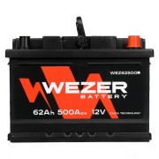 Аккумулятор WEZER 62Ah 500A R+ (WEZ62500R)