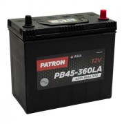 Аккумулятор PATRON ASIA 12V 45Ah 360A L+ (тонкие клеммы) (PB45-360LAC)