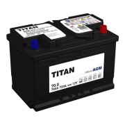 Аккумулятор TITAN AGM 12V 70Ah 720A R+ (4610082702110)