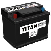 Аккумулятор TITAN STANDART 12V 75Ah 650A L+ (4607008882247)