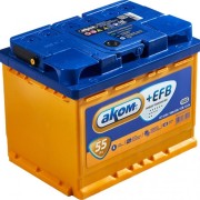 Аккумулятор AKOM EFB 55Ah 580A R+