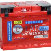 Аккумулятор ELAB EFB 62Ah 620A R+