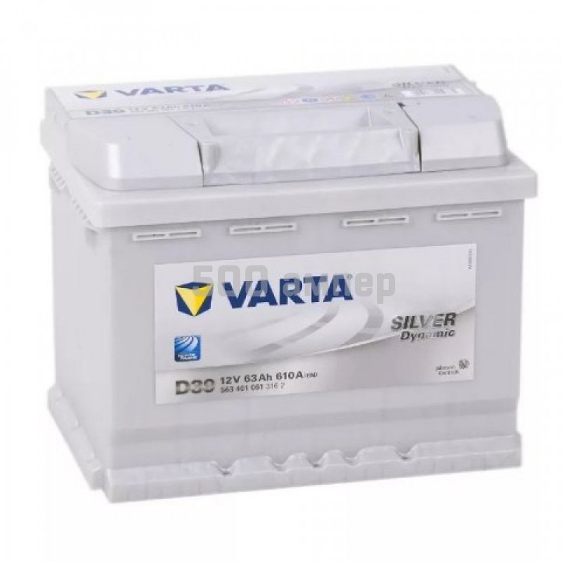 Varta D15 Silver Dynamic 12V 63Ah Batterie 563400061